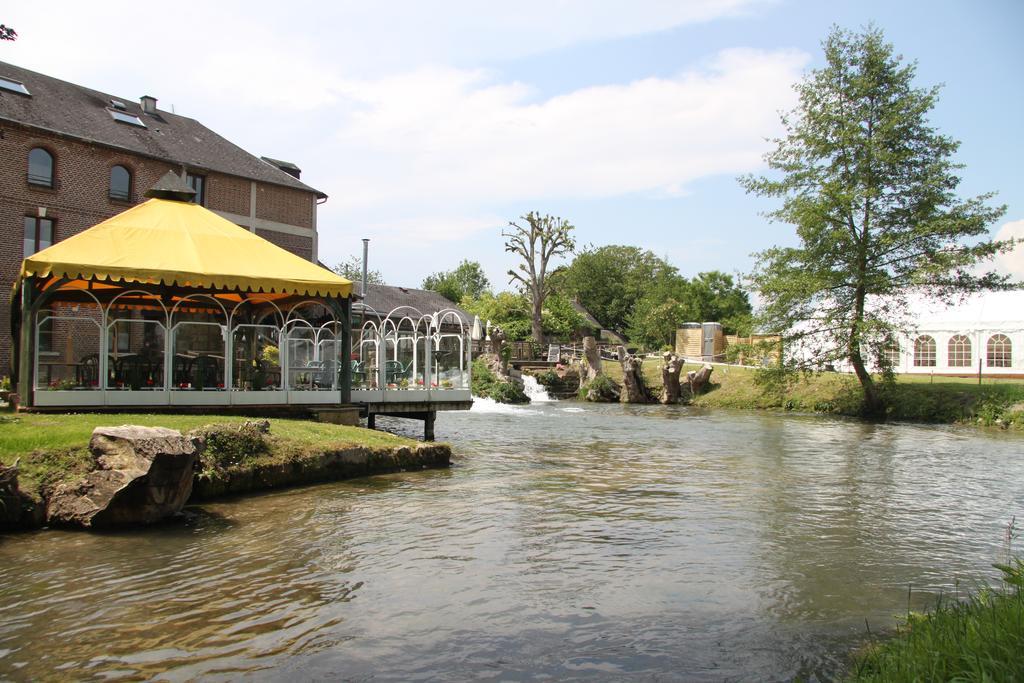 Logis - Hotel & Restaurant Moulin Des Forges Saint-Omer-en-Chaussée Exterior foto